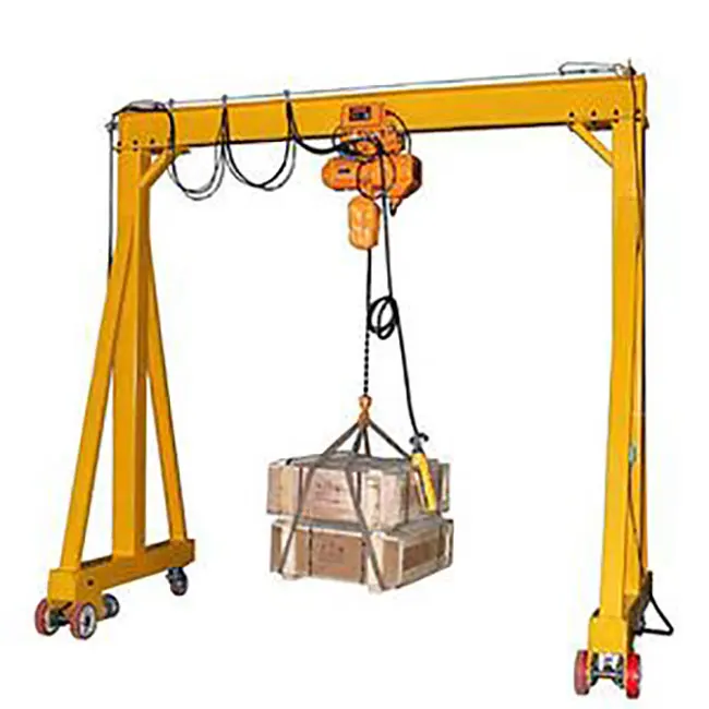 1t 2t 5t 10t A Frame Portable Gantry Crane With Electric Hoist