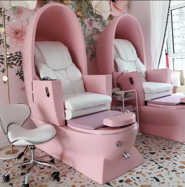 
Bellehome wholesale pink egg shape pedicure chair spa pedicure chair  (1600201629245)