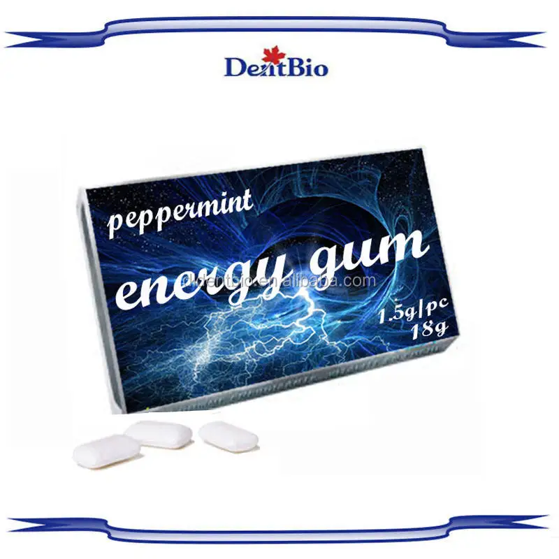 Sugar  free energy chewing gum   1.5g*10/blister  Wholesale by manufacturer functionality Chewing gum