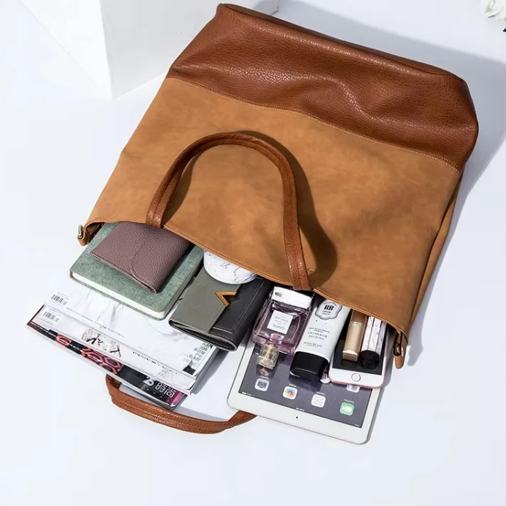 Wholesale Crossbody Bag Europe and America Fashion Women Bag Brown Tote Bag Shoulder Women Handbag