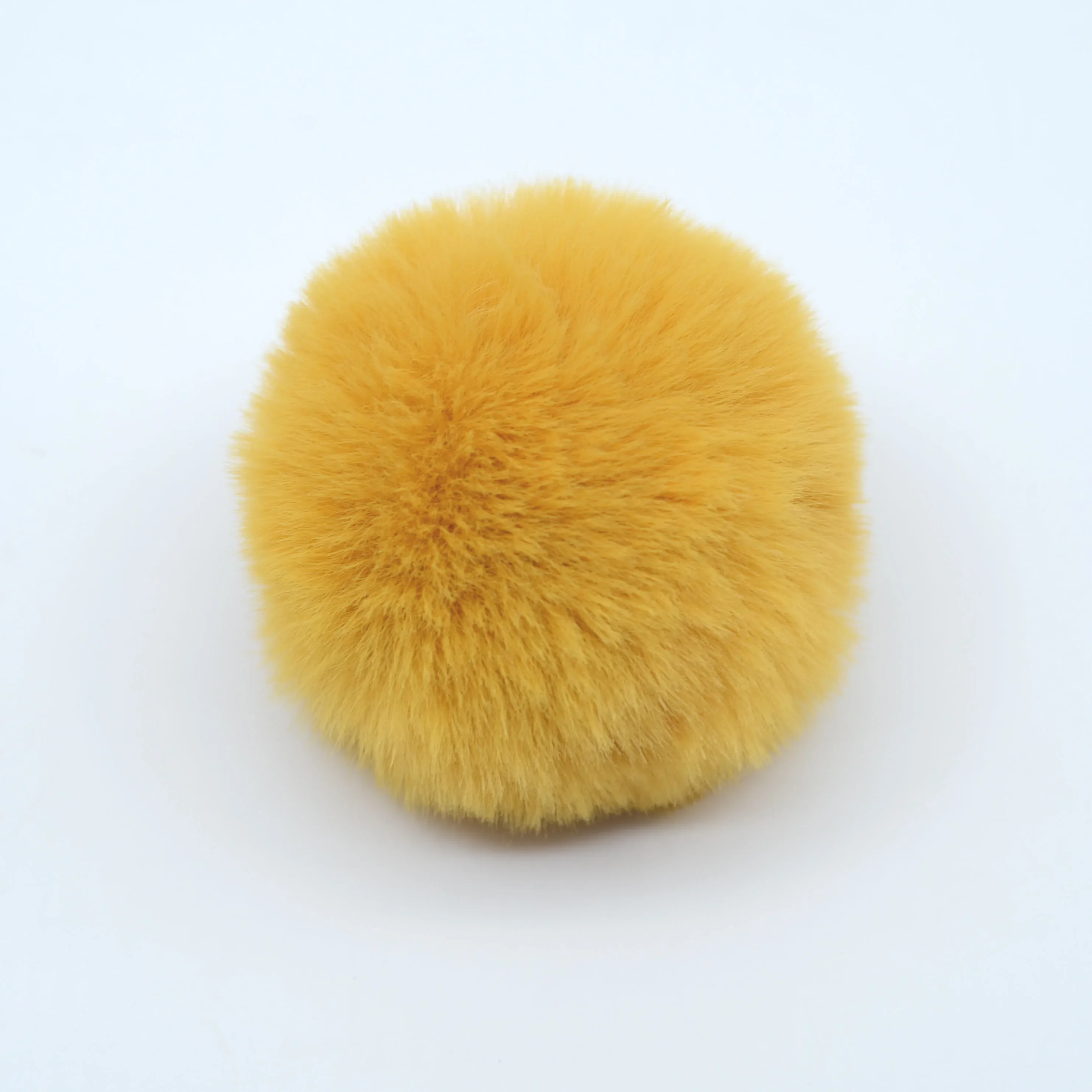 Mixed colorful false hairball hat ball pompom fake  fur hat ball pom pom diy handmade clothing hat accessories