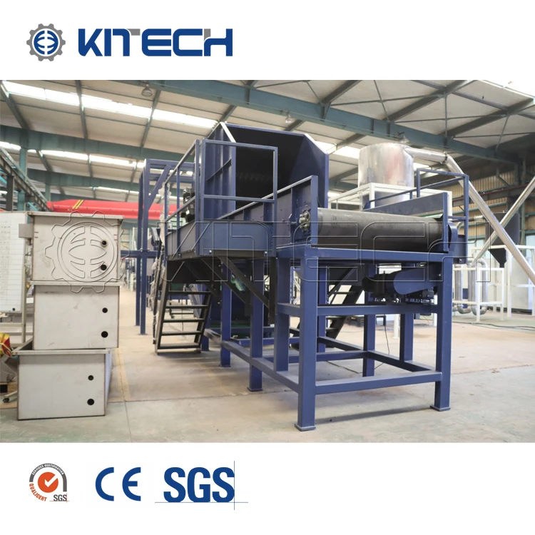 High Quality Rigid Flakes HDPE PP PE Milk Bottles Washing Crushing Line Plastic Washing Recycling Machine