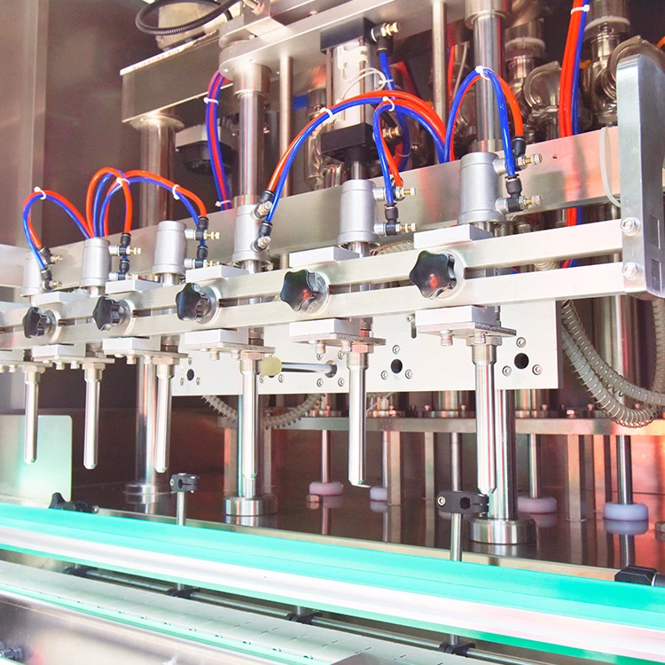 Стеклянные бутылки для консервированной еды TANG линия розлива Меда самоочищающаяся машина Чили соуса смешанных фруктов джема поршневая сервомашина