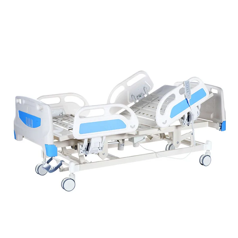 Hospital Clinical Medical Equipment Electric 5 Functions Icu Nursing Patient Bed For Hospital