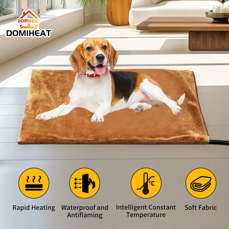 soft winter large breed dog Rest-Eazzzy Pet Heating pads with  Eu US JP Au plugs 150*100CM (59.05*39.37in) Custom cloth covers