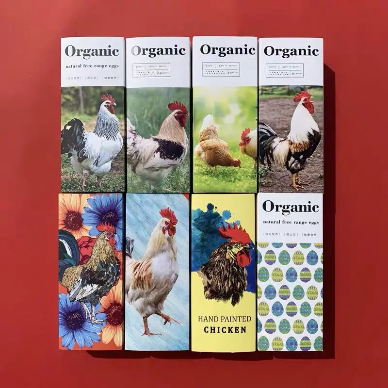 
Recycled kraft Paper Material Egg Use 10pcs Custom paper egg box 