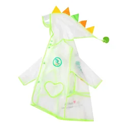 Newest Promotional Dinosaur Pattern Comfortable Waterproof Children Raincoat