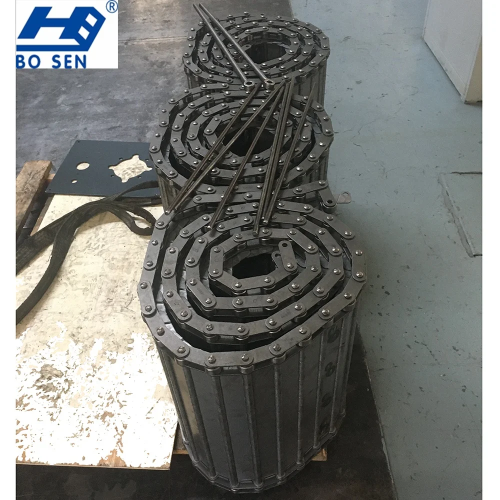 For Cnc Machine Tool Customized Stainless Steel  Transmission Chain Hinged Belt Chip Conveyor Belt
