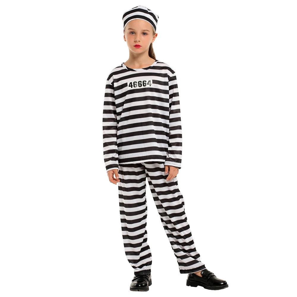 DX-G002002 Halloween ball costume COS prisoner costume show Party costume