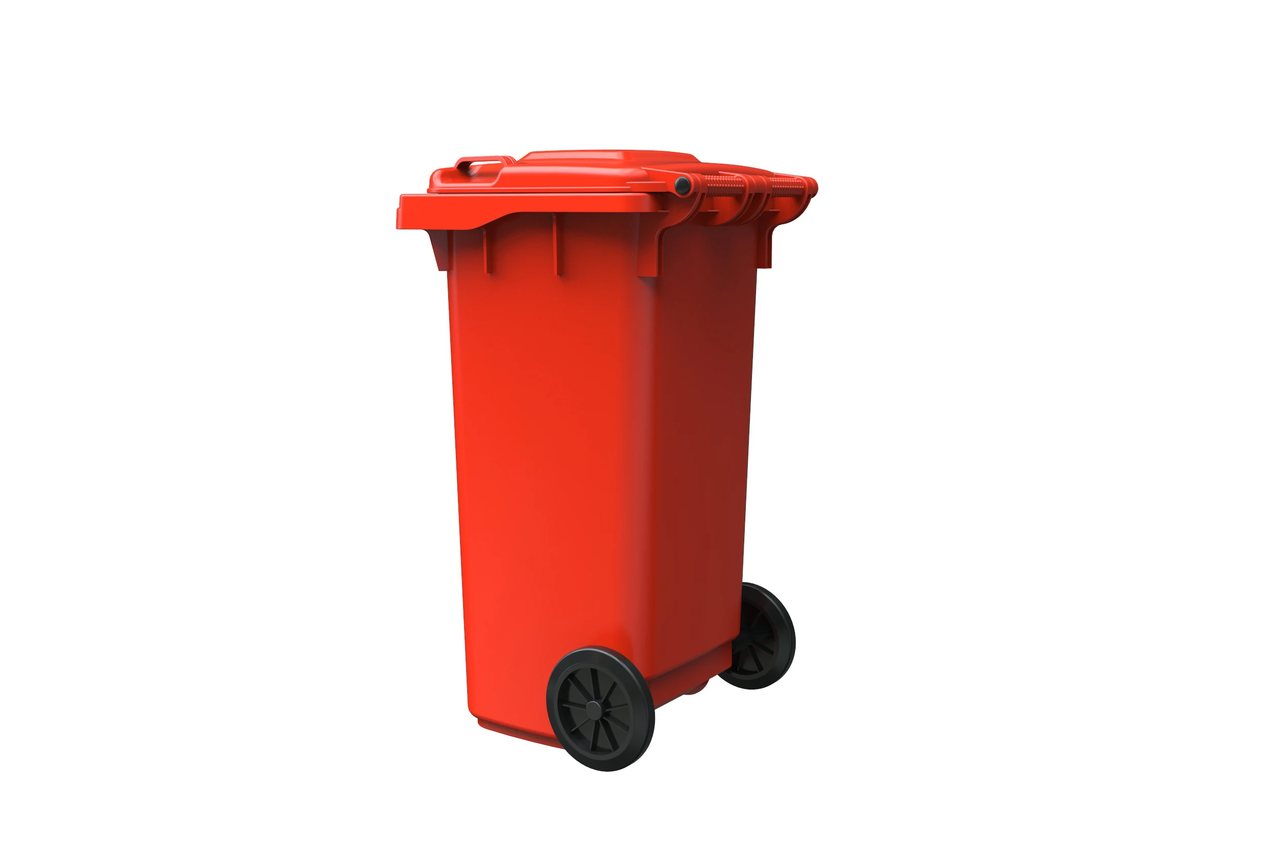 Good price 240 liter plastic waste dustbin garbage wheelie trash can