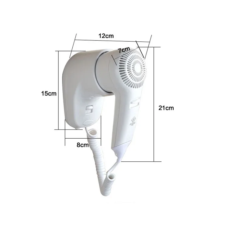 Cheap Hotel Bathroom Professional Electric Plastic Induction Function Skin Mini Wall-mounted Blow hair dryer heater