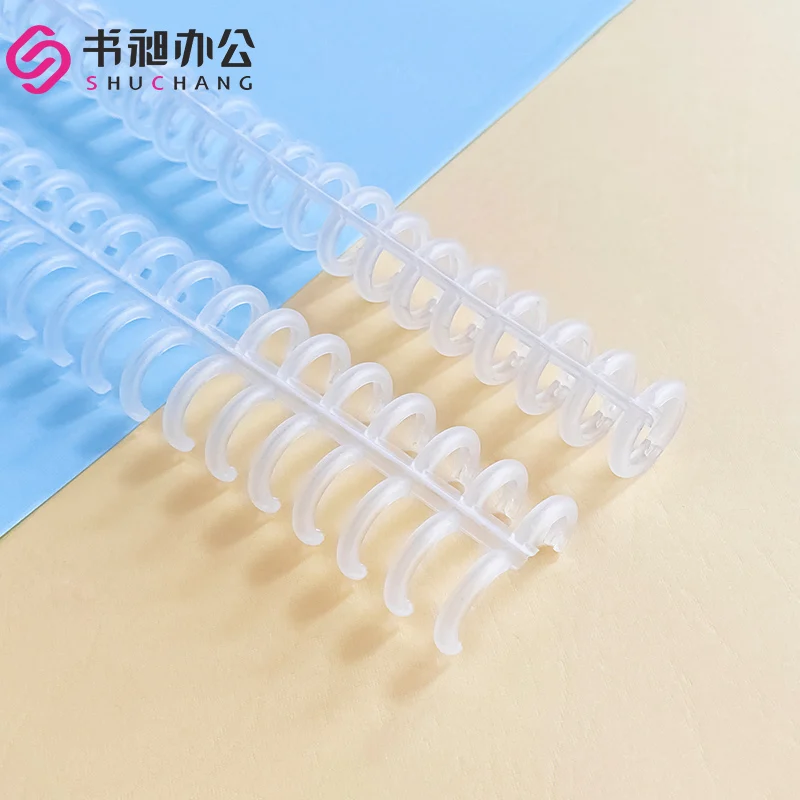 Hot Sale Wholesale Notebook Spiral Coil Clips B5 Binding Strip 20 Hole Binding Ring Leaf Shaped Ring