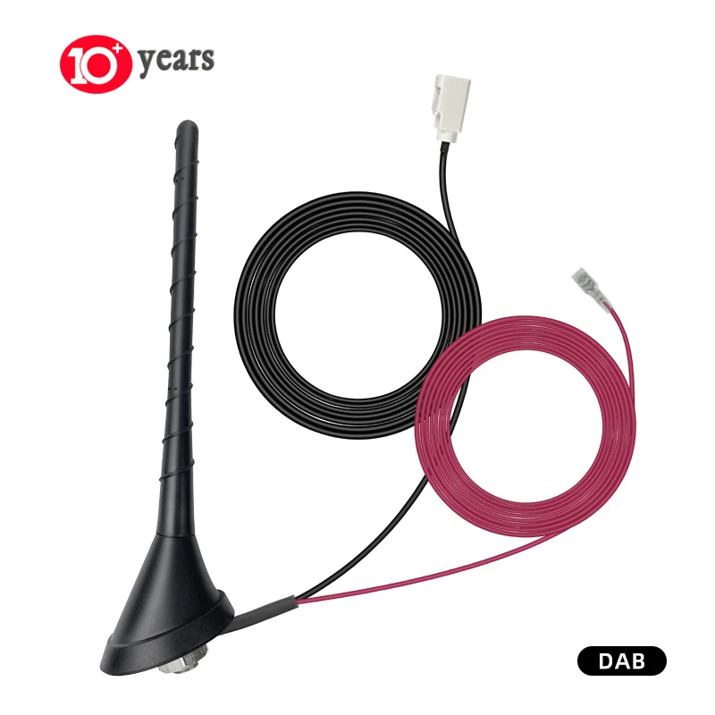 Roof Mount AM/FM Car Radio Antenna  Auto Roof Radio Signal Aerial Base with Mast Car DAB Roof Antenna Fakra