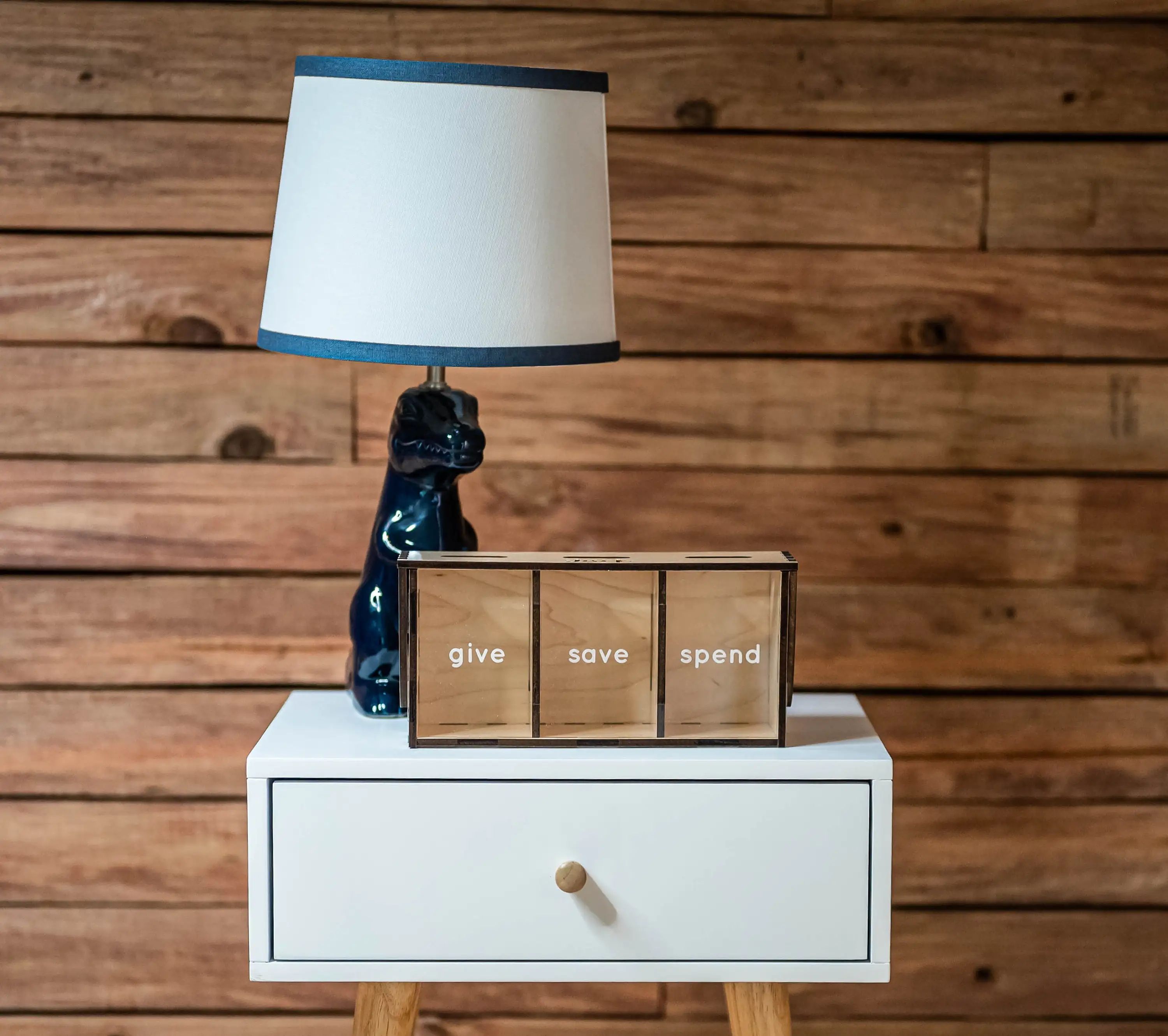 Wholesale Custom Gifts Bank Frame Saving Handmade Display Piggy Bank Coin Personalized Wooden Money Box For Kids