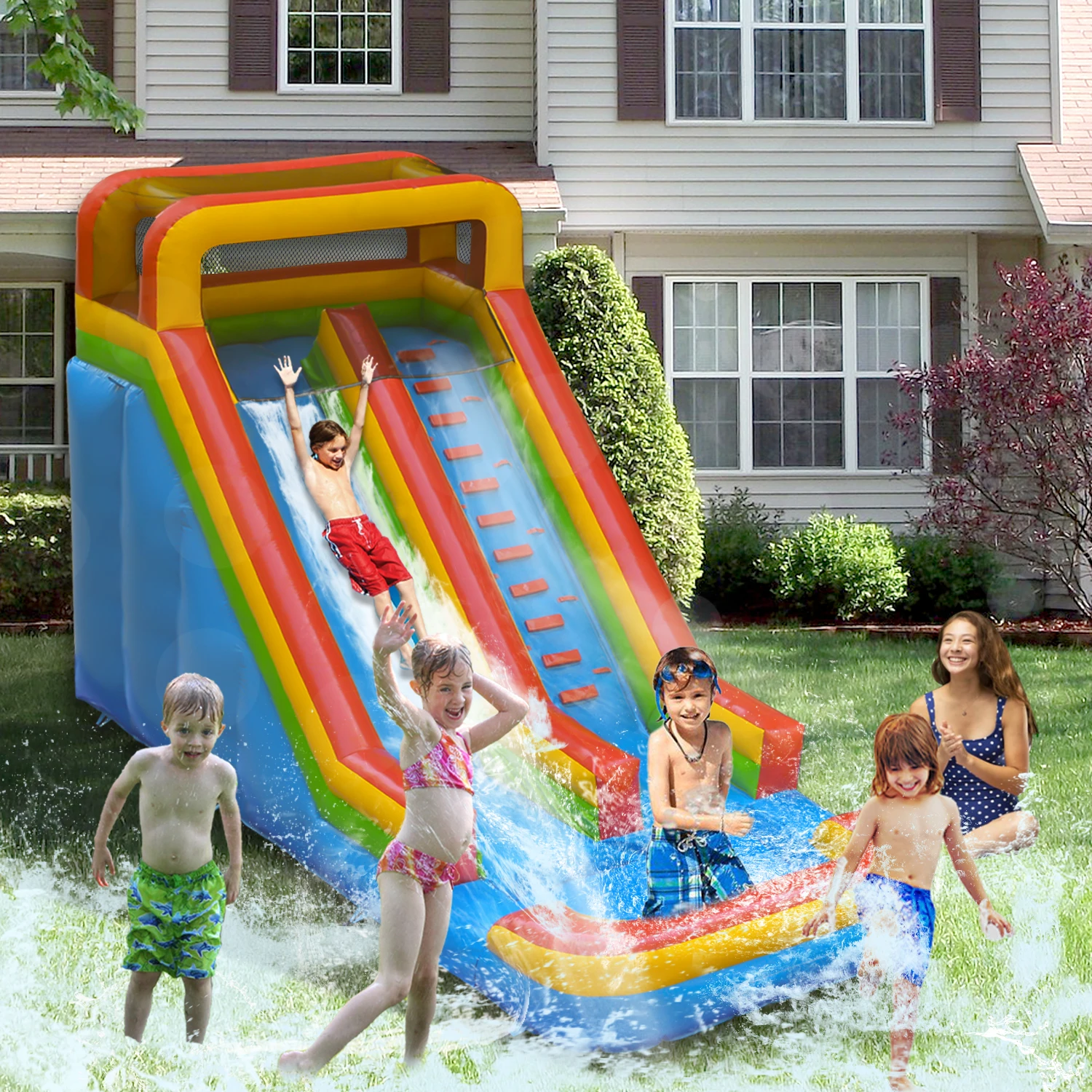 Family Games Inflatable Slide for Fun and Entertainment Customizable inflatable slide off the shelf