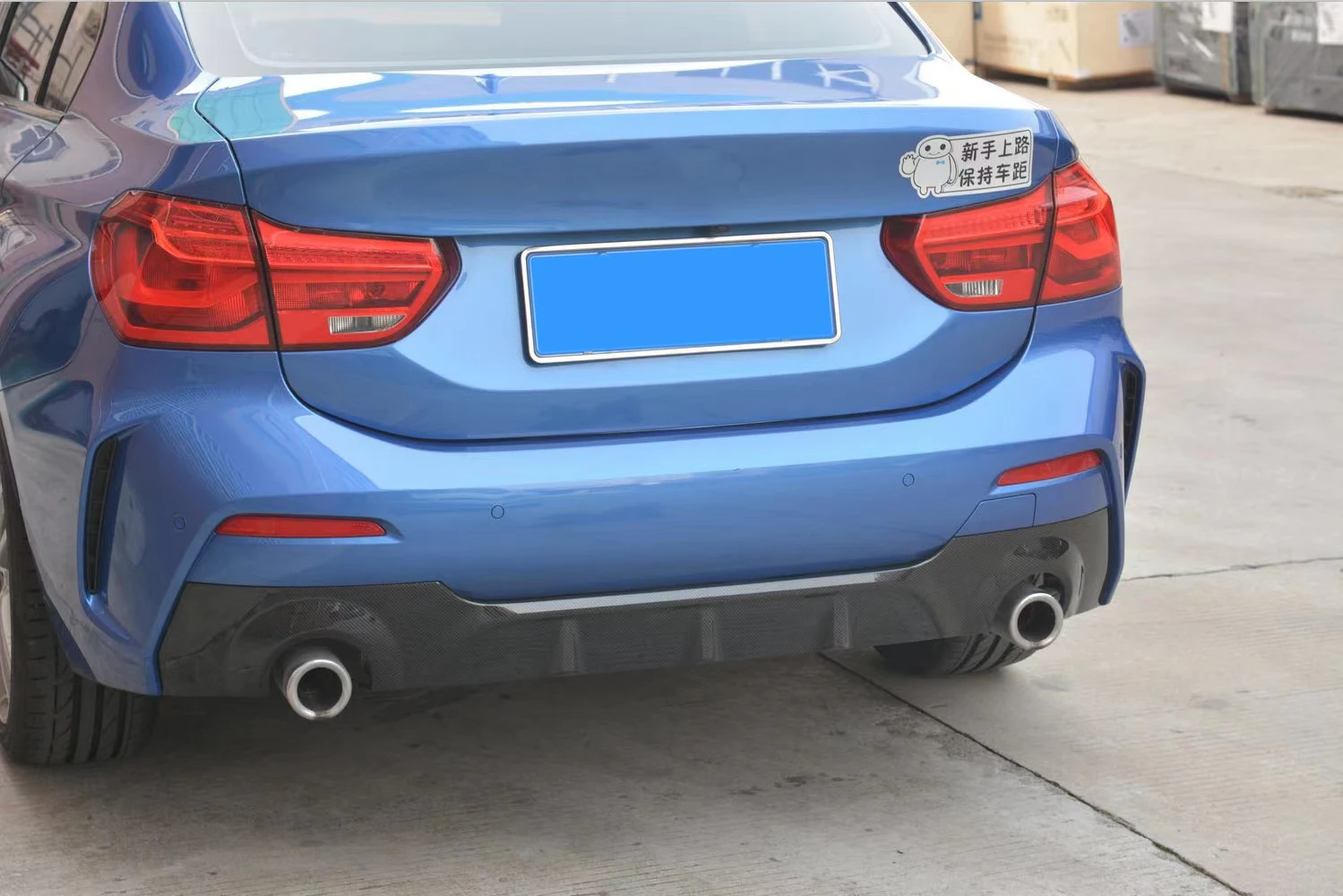Cheap Factory Price Car rear diffuser For BMW 1 Series F52 2017-2020 spoiler car