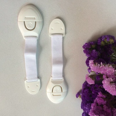  Drawer Door Cabinet Cupboard Toilet Safety Locks Baby Kids Care Plastic Straps Infant