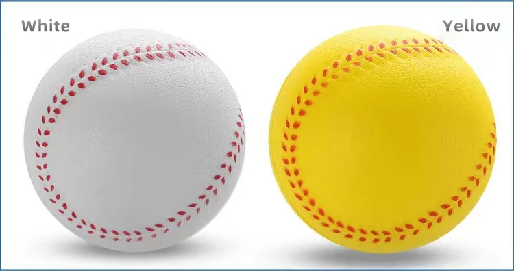 
PU baseball foam elastic ball PU pressure softball student soft toy baseball 