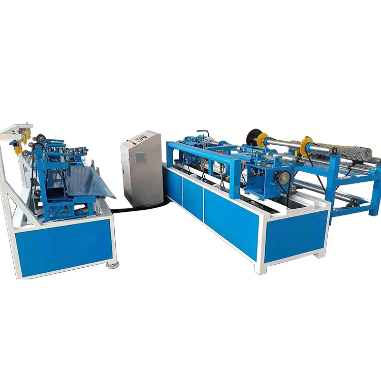 Eco chain link fence making machine from chinese factory diamond mesh making machine