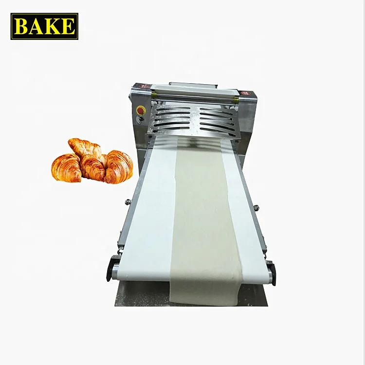 
Automatic table top bakery croissant reversible dough sheeter 