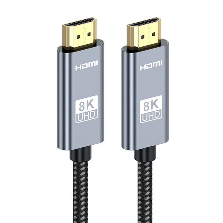 Hot Sale Male To Male 1M 2M 3M 5M 2.1 8K HD MI Glod-Plated Connector Hd mi Cable For Gaming TV Projection