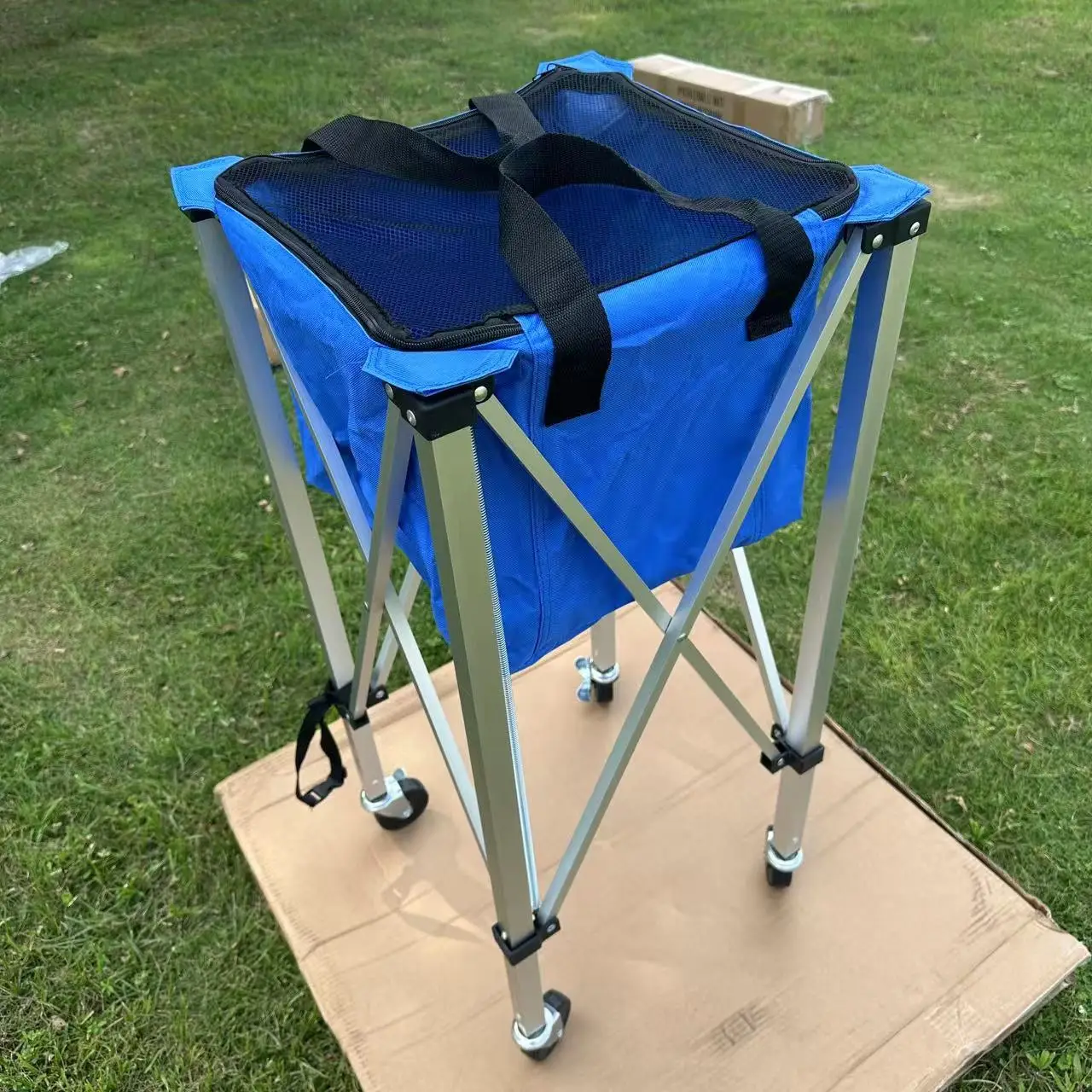 TY-1002A Portable Tennis Cart, Custom Tennis Cart, Custom Tennis Basket and Logo