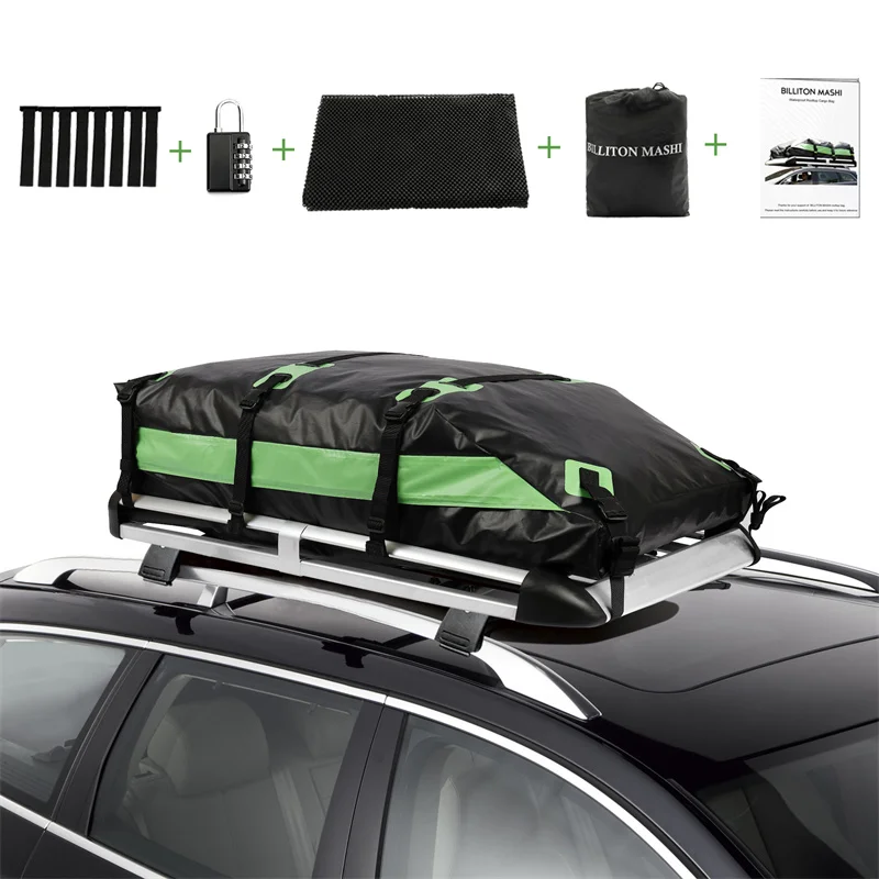 Guangzhou factory supply waterproof large capacity top carrier car cargo roof bag for all car