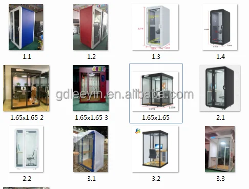 Easy Installation Soundproof Booth Music Studio Equipment Office Pod Recording Studio Booth