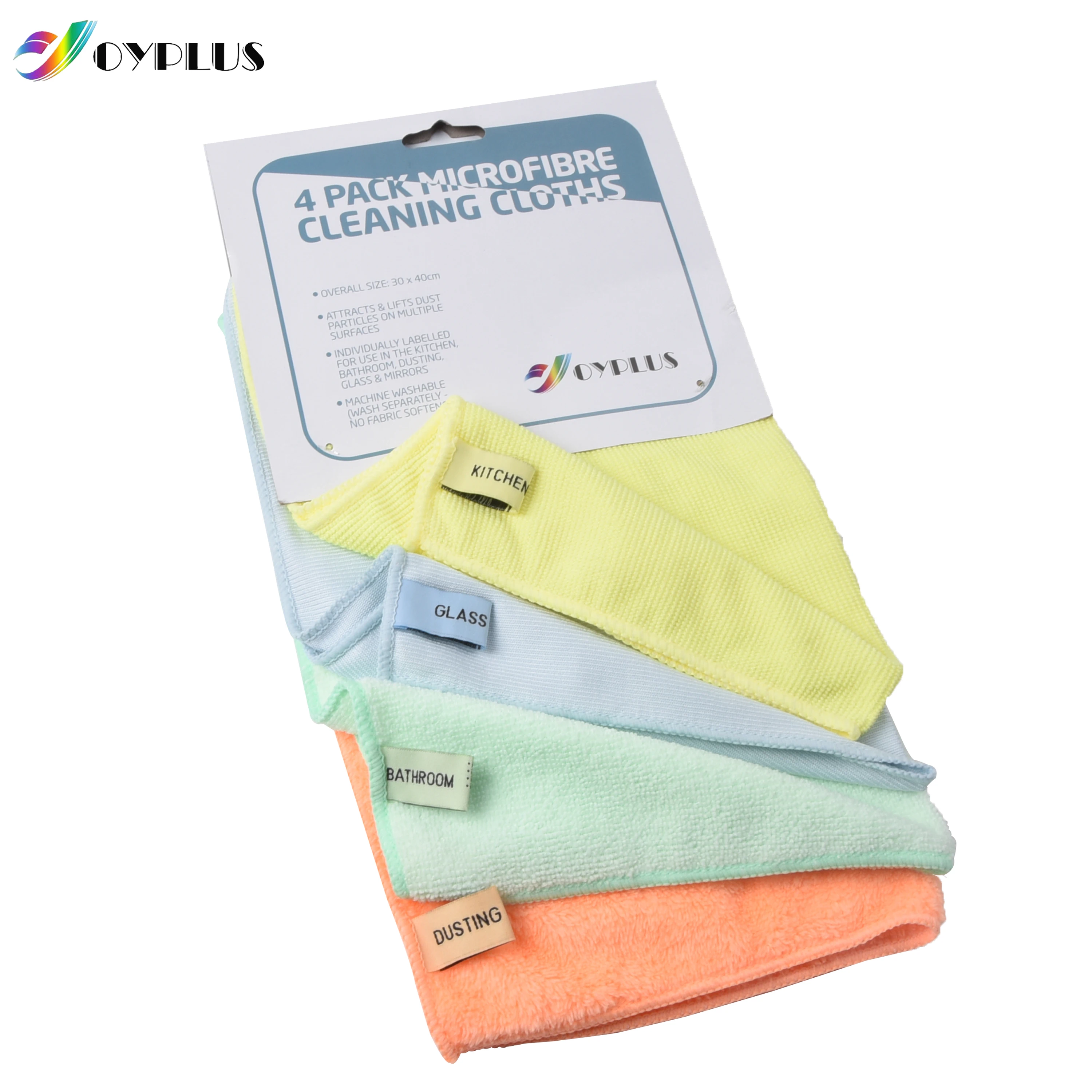 Customizable Microfiber Duster Cleaning Cloth Custom Kitchen Cleaning Rags