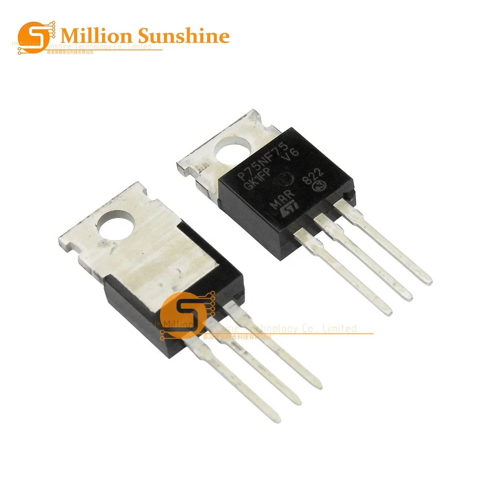 ТРАНЗИСТОР STP75NF75 TO-220 P75NF75 75N75 MOSFET