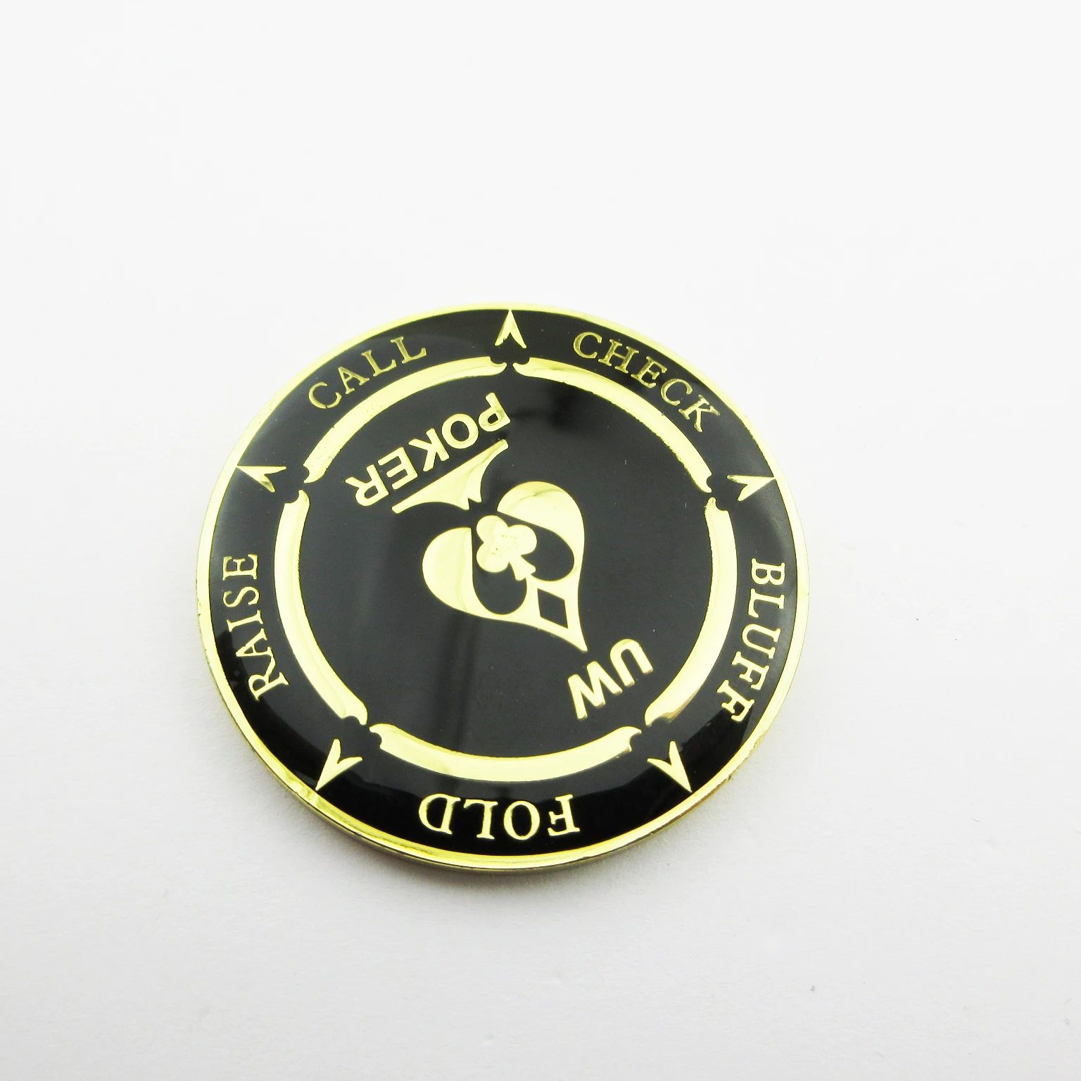 Бесплатный дизайн, гарантированное качество, индивидуальная металлическая защитная крышка для покерной карты