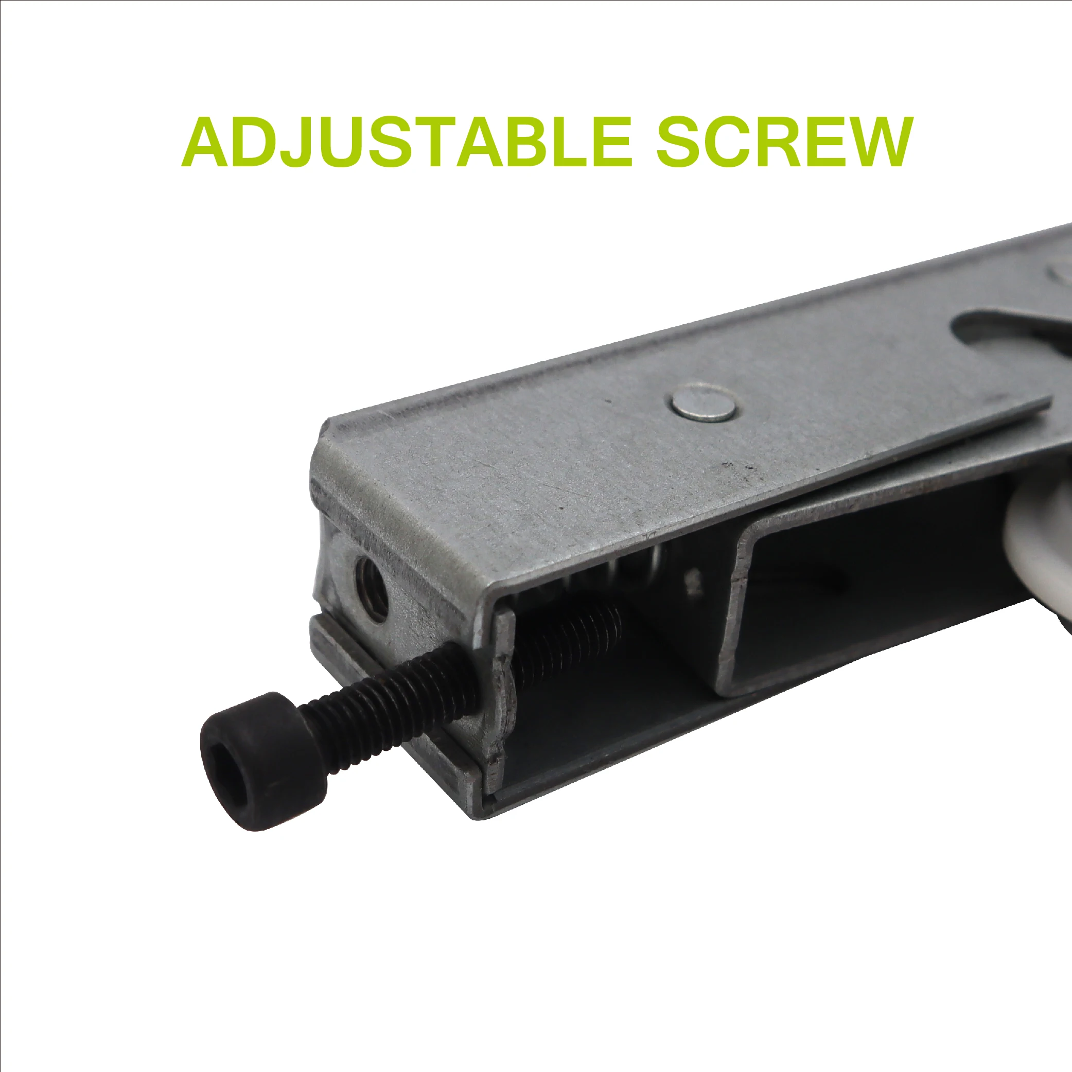 Guida H1006 OEM Factory Supply 4Pcs Sliding Door Stainless Steel Mute Nylon Furniture Roller Sliding Wheels for Wardrobe Cabinet