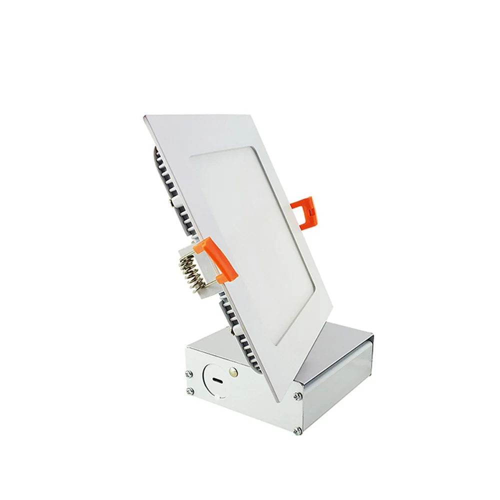 ETL 3CCT/5CCT selectable  4Inch 6Inch 8Inch Dimmable Recessed  Square Flat Led Panel Lighting for Home Shopping Canadian market