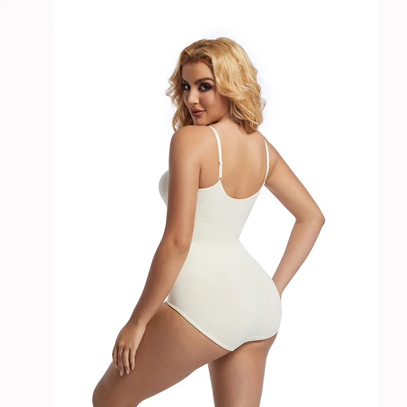 Wholesale shapewear  waist tightening and hip lifting triangular thong bodysuit shapewear for woman