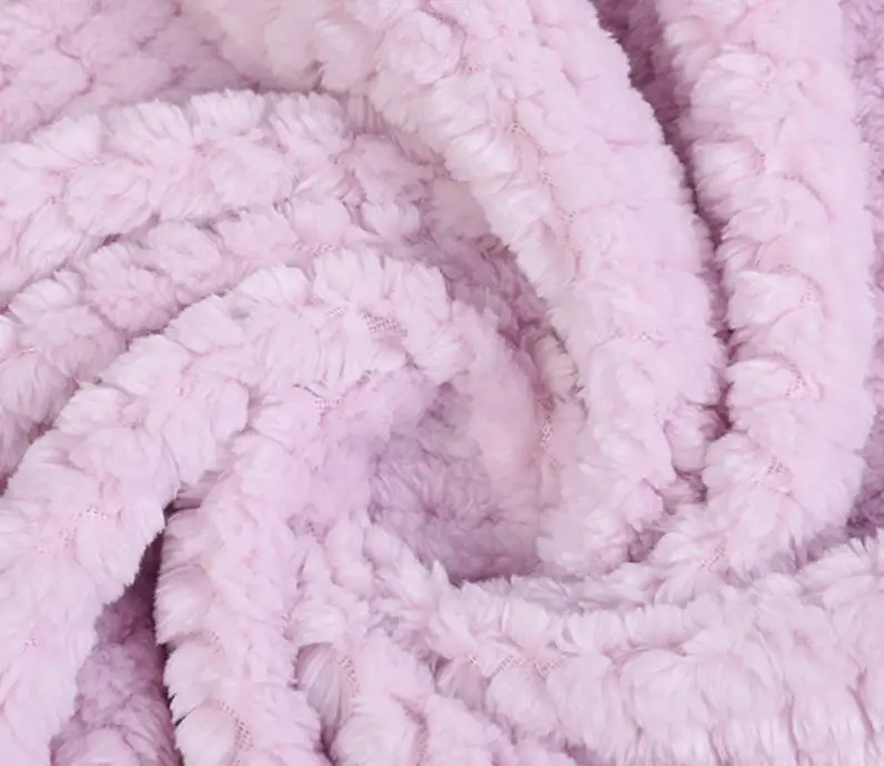 All Colour Custom Plain Puntos  Flannel Fabric 100% polyester