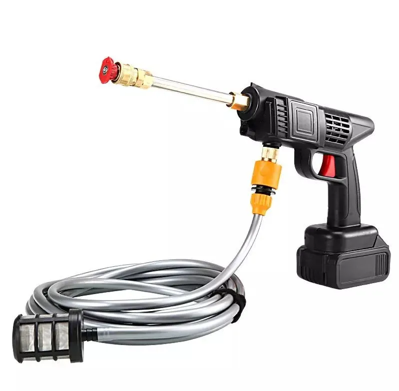 Factory Sales Cordless Washer Water Spray Gun Wholesale Portable Car Washer Gun 24V Lithium Battery