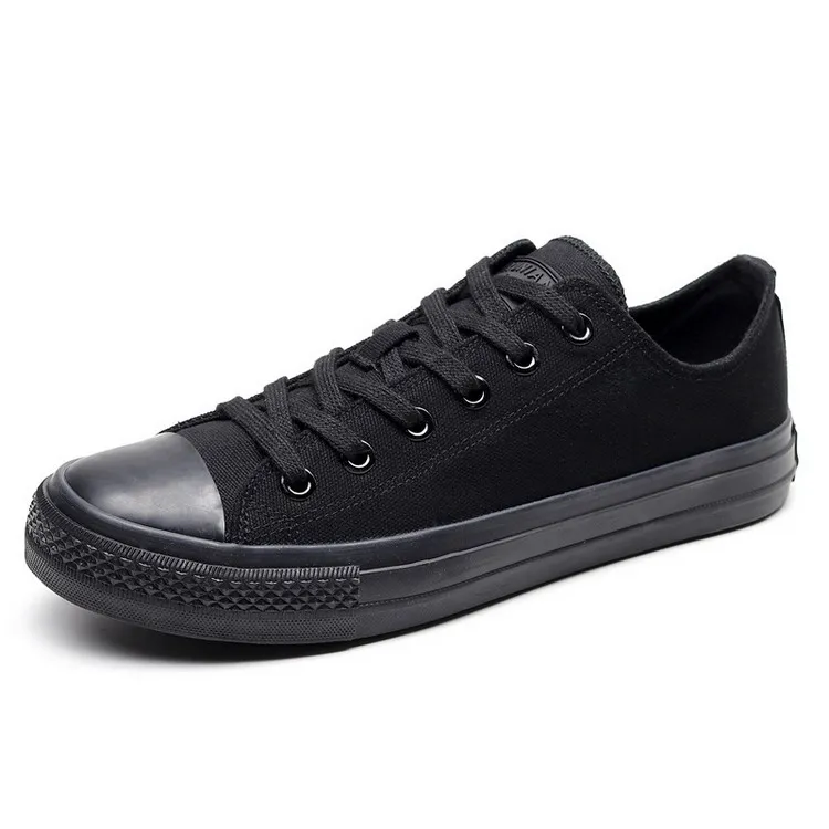 
Manufacturer New Style Custom Flat Casual Shoes Men Canvas 