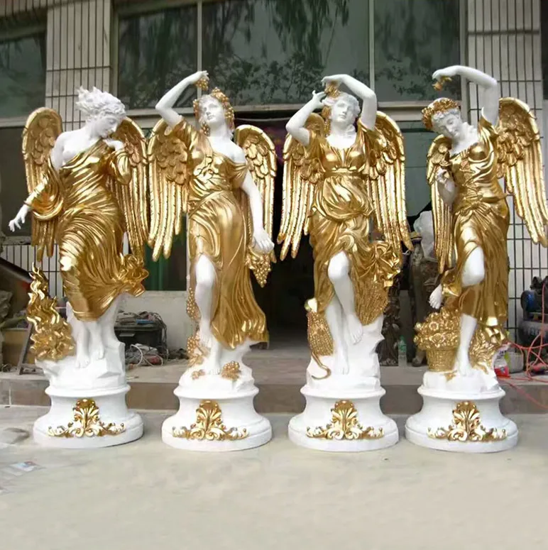 Four Seasons God мраморные статуи Европейская классическая греческая скульптура мраморная леди