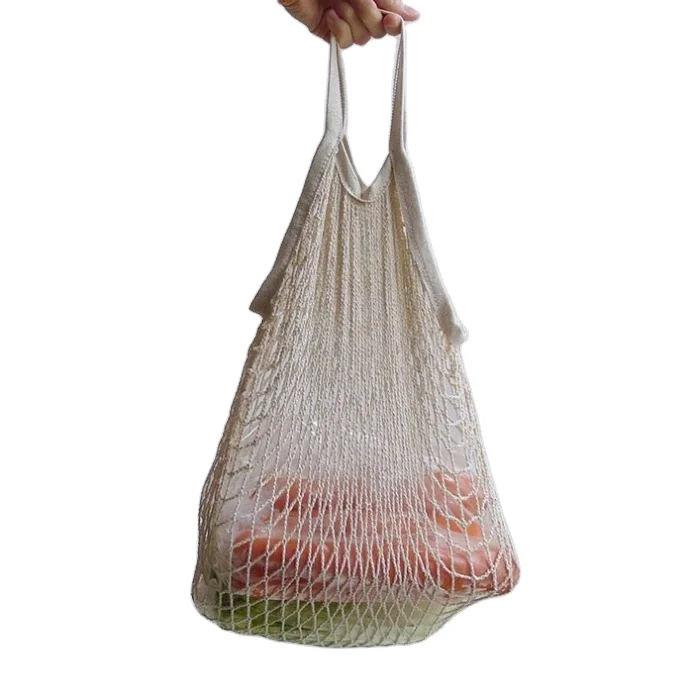 Premium Reusable Produce Shopping Bag 10 Piece Set Organic Cotton Muslin Mesh for Shopping Produce Fruit Vegetable