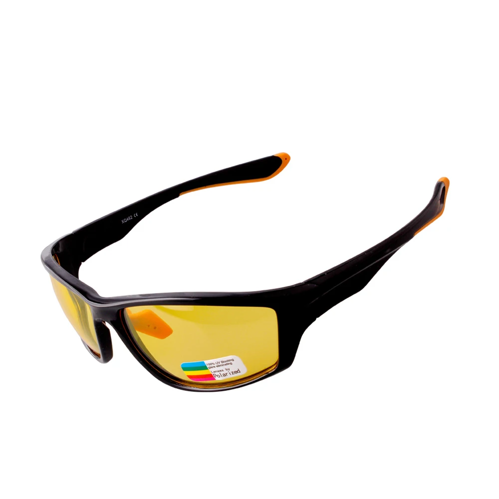Wholesale TR90 full frame polarized night vision driving running sunglasses