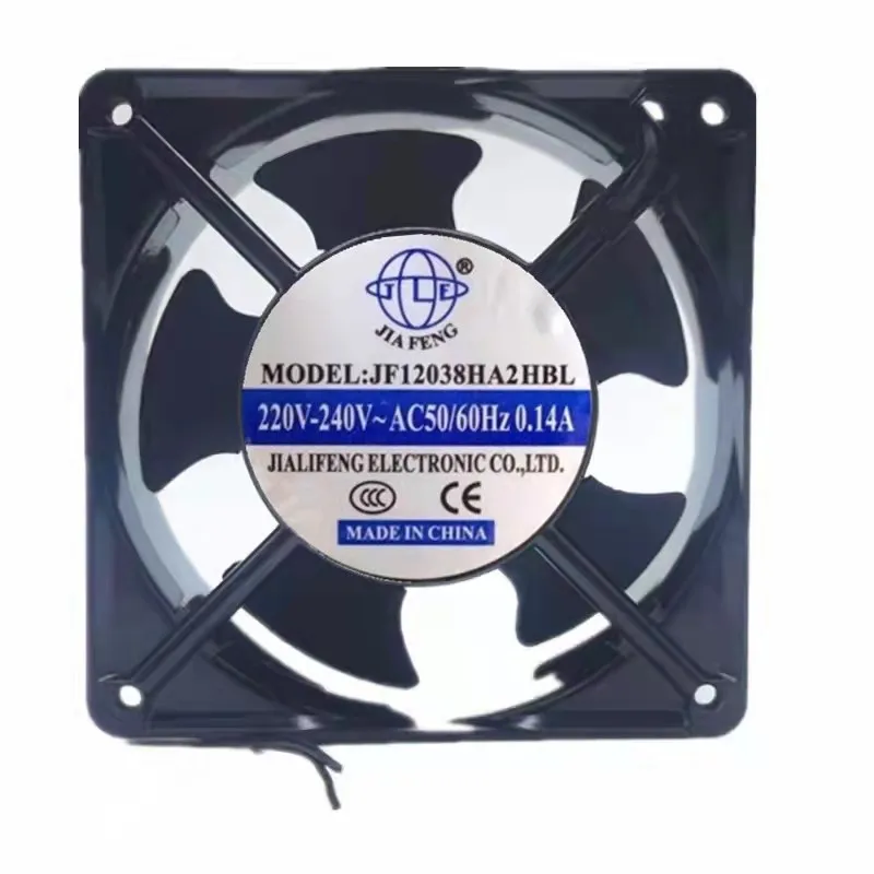 12cm 12038 jf12038ha2hbl cooling fan AC 220V cabinet distribution box electric welding machine axial flow fan mask cooling fan