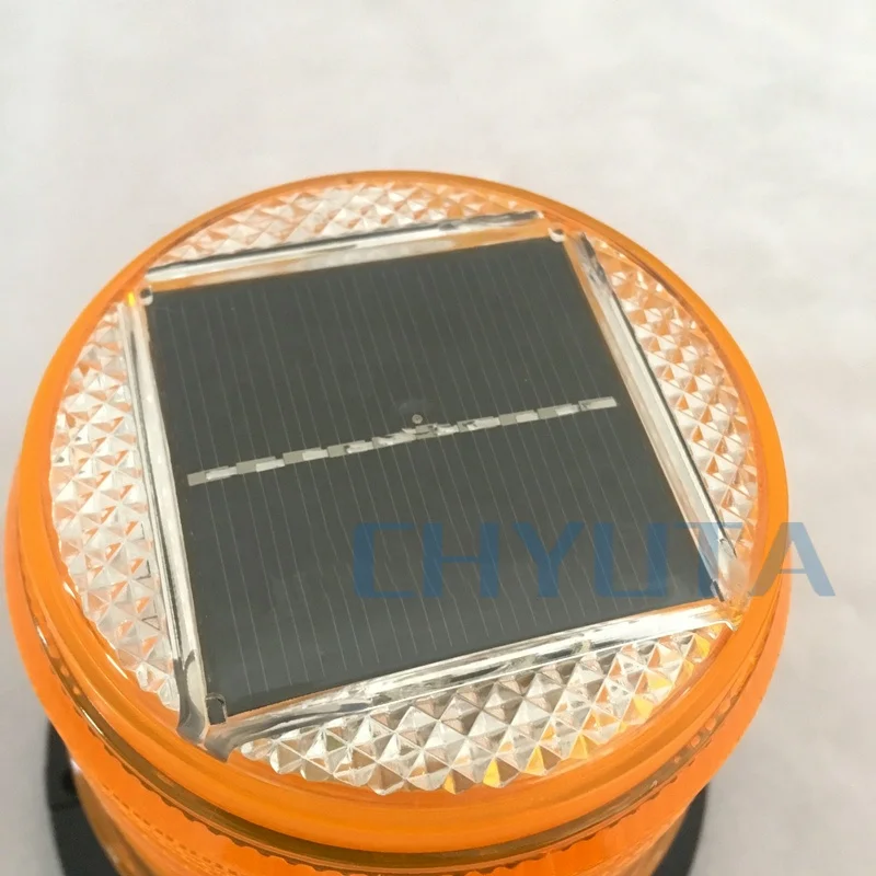 
LED traffic Amber Flash Strobe mini Beacon Solar emergency Warning Light for car Roadway Safety 