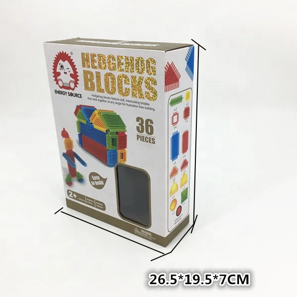 ABS Высококачественные мягкие пластиковые самодельные штабелируемые расчески-блоки для детей