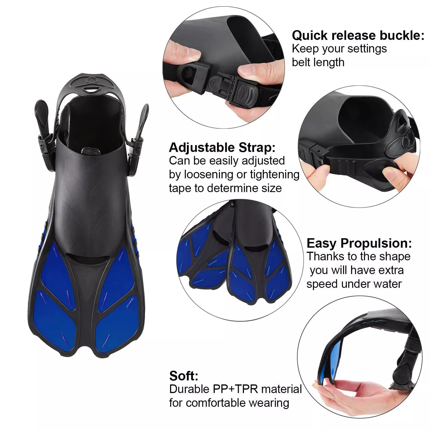 Hot Selling Snorkeling Diving Set With Silicone Diving Mask Dry Top Snorkel and Adjustable Fins Silicone Snorkel Tube Set