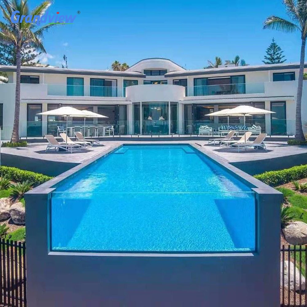 wholesale clear one time cast pure PMMA acrylic swimming pools