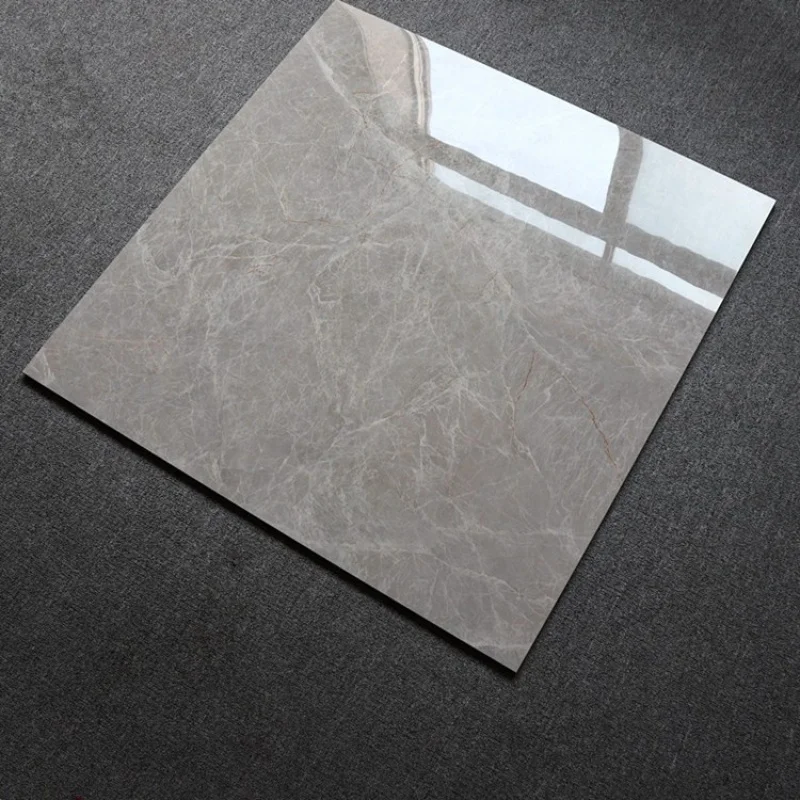 BOTON STONE Factory Cheap Chinese White Polished Ceramic Marbles Stone Flooring Designs Bathroom Tiles