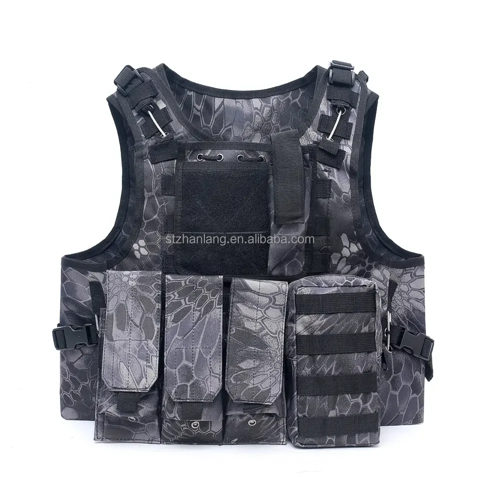 Износостойкое оборудование molle, тактический жилет-амфибия из высококачественного полиэстера