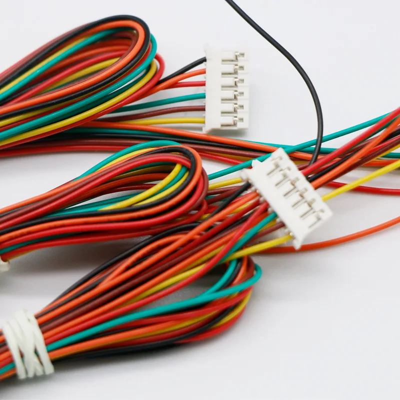 Engine Wire Harness Custom Wiring Harness Round Cable with Molex 502351-0600 6 Pin Wire-to-Board Receptacle Connectors