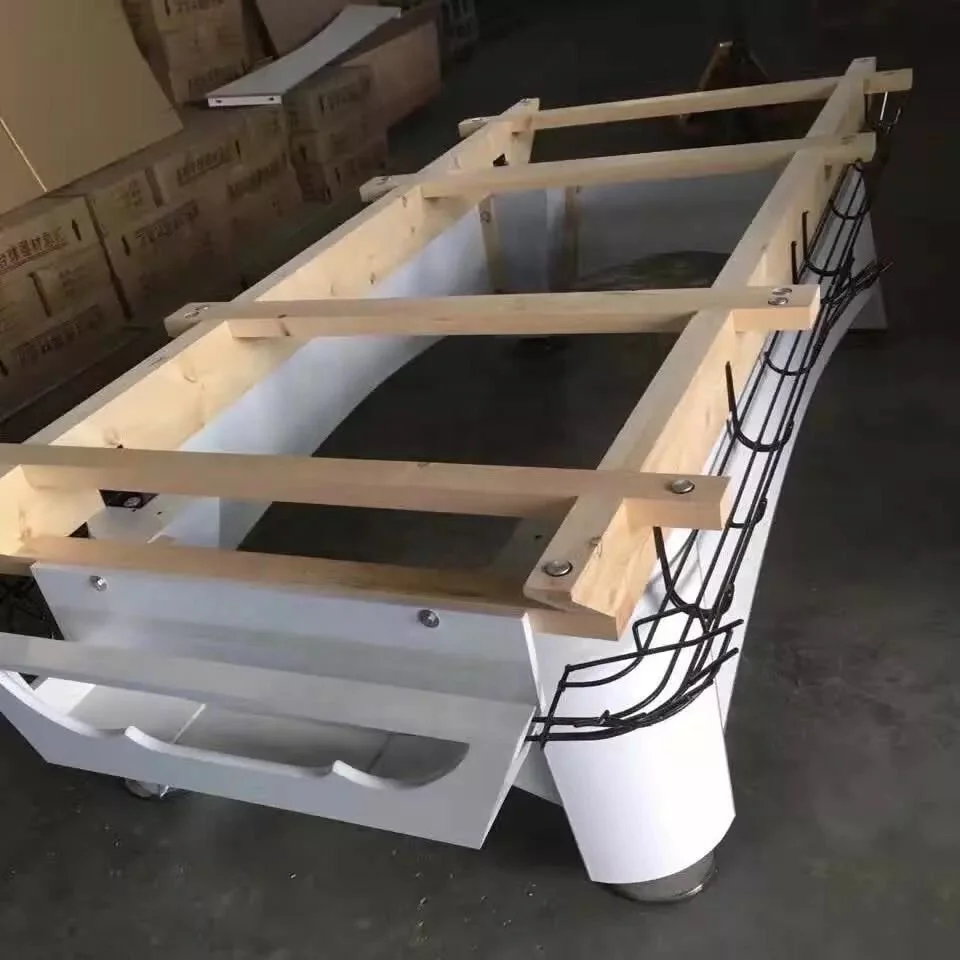 Factory Direct Sale Solid Wood 9ft Slate White Snooker Billiard Pool Table