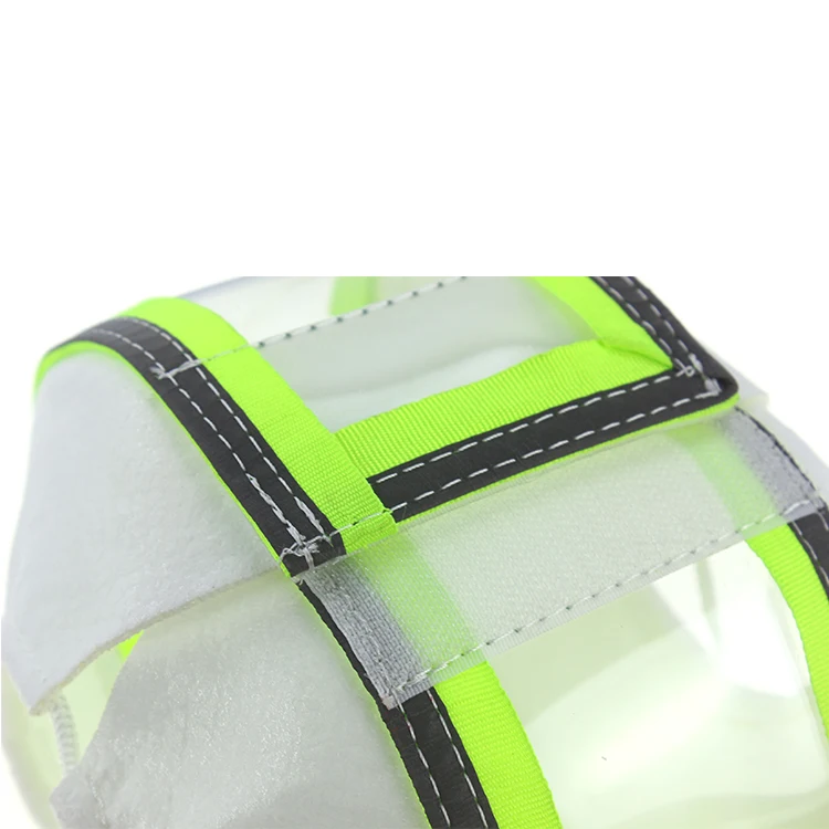 Hot sale PVC safety blowout cover with fluorescent strip flange protection cover with flange protection cover
